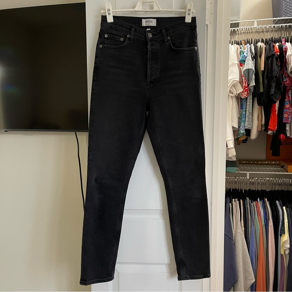 AGOLDE Nico High Rise Slim Jeans in Compilation - 25 - Picture 5 of 14